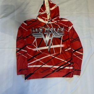 Van Halen sublimated hooded Sweatshirt XL